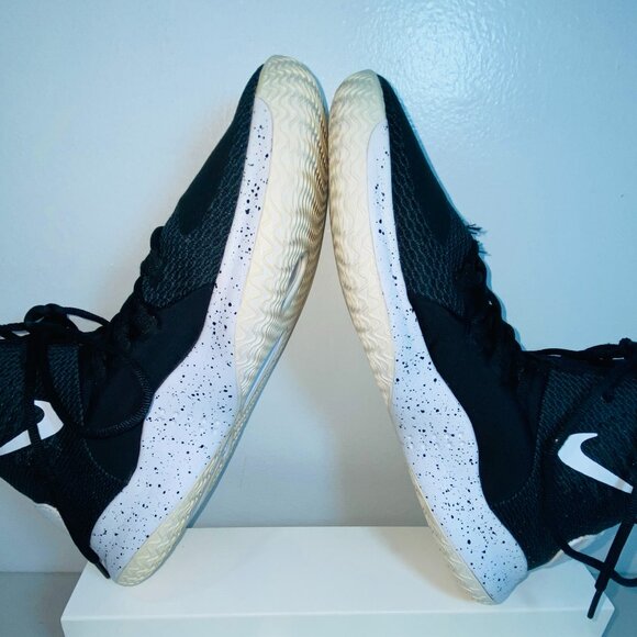 NIKE HYPERDUNK X EP BLACK W/Speckled Midsole Men's 10.5M Mid-Top AO7890-001 VGUC - Picture 1 of 10